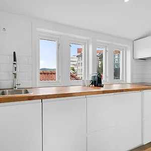 Apartamento Modern Penthouse With A View - Behind Bryggen, Bergen